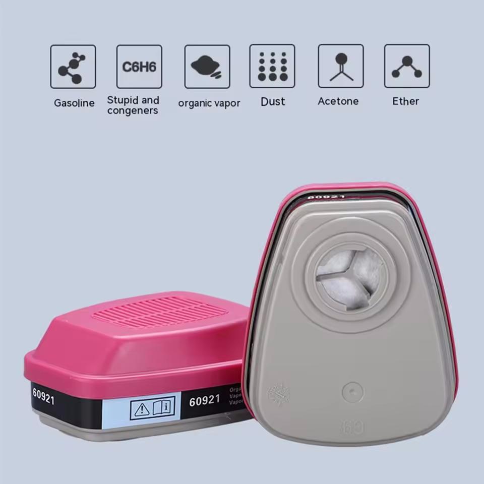 Akcesoria do Pudełka Filtra Maski Gazowej 60926, 60923, 60921 - Wkład/Filtr Wielogazowy/Parowy z Ochroną P100 dla Par Organicznych