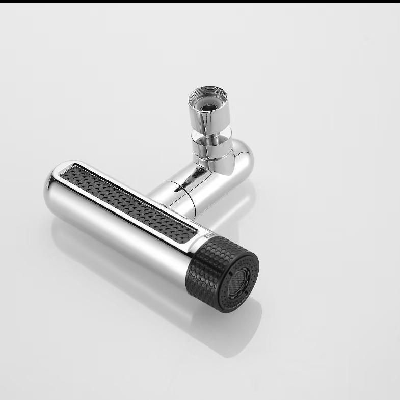 Uniwersalny Obrotowy Perlator do Baterii Kuchennej Zapobiegający Rozpryskiwaniu z Wylewką Kaskadową