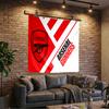 Tapiserie cu Emblema Clubului de Fotbal Arsenal, Tapiserie pentru Cameră de Joacă, Accesorii pentru Dormitor, Sufragerie, Cameră de Cămin, Decor perete, Cadouri de Ziua de Naștere pentru Fani