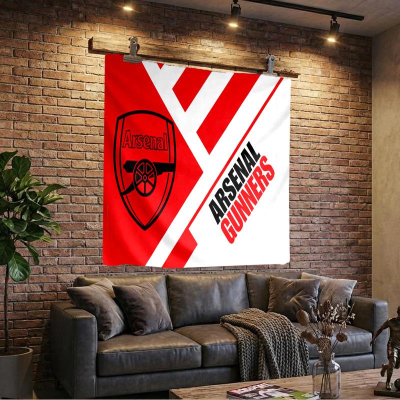 Tapiserie cu Emblema Clubului de Fotbal Arsenal, Tapiserie pentru Cameră de Joacă, Accesorii pentru Dormitor, Sufragerie, Cameră de Cămin, Decor perete, Cadouri de Ziua de Naștere pentru Fani