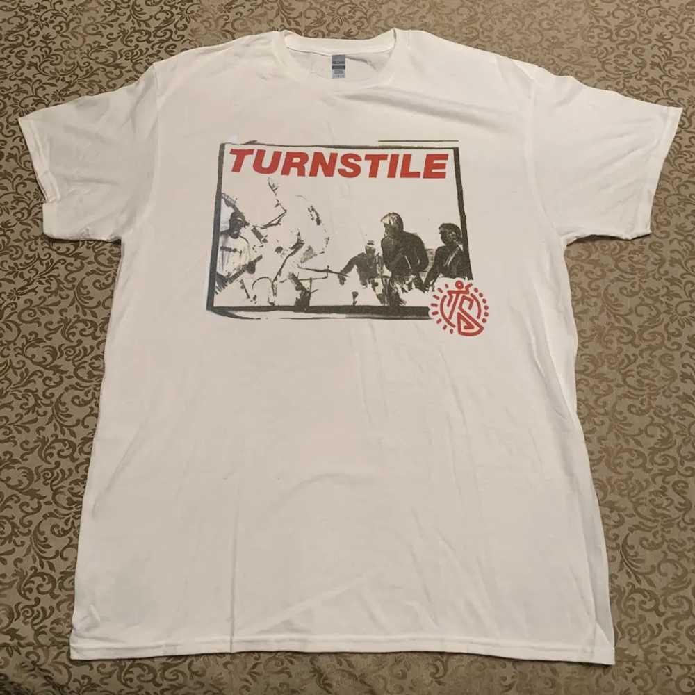 

Turnstile Nonstop Feeling Rare Band White Unisex T shirt Vtg S5XL WA0450 Unisex T-Shirt XL