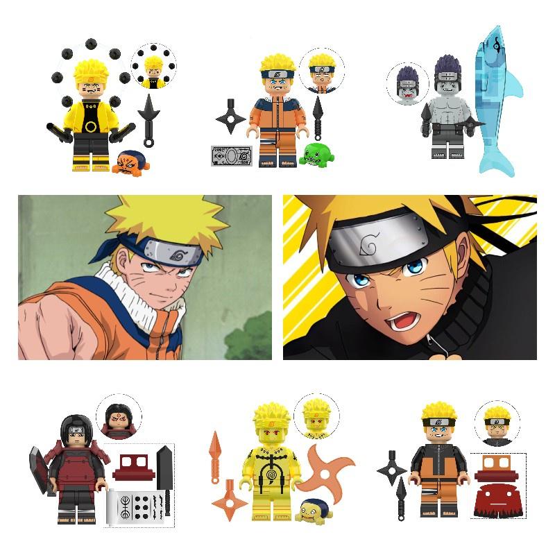Kdl806 Naruto Anime Ninjutsu Building Blocks Toy Abs Plastic Diy Export Type