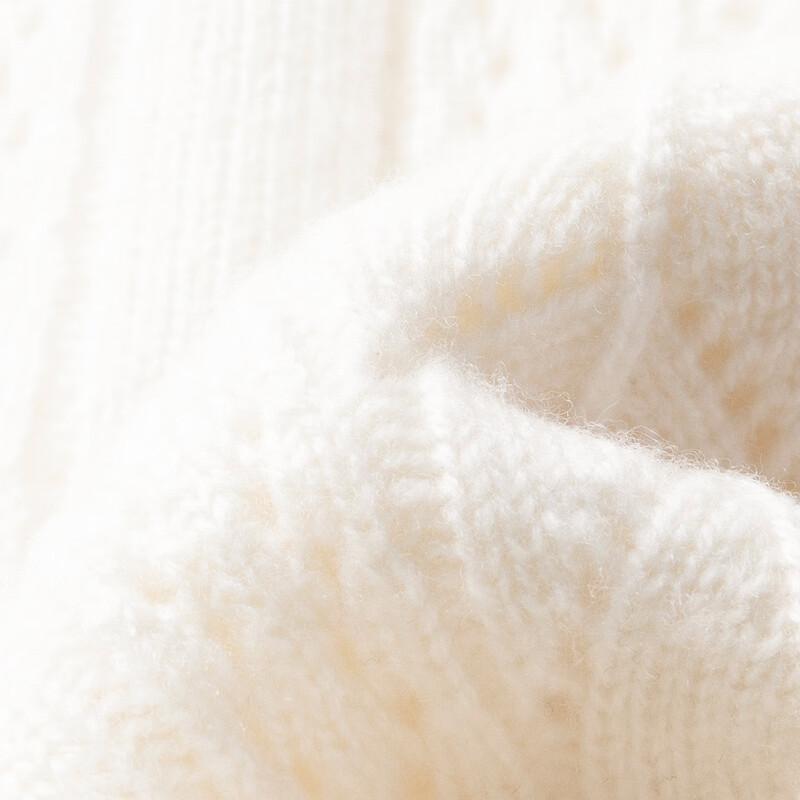 TUHUANG Women's Pure Wool V-Neck Knitted Vest