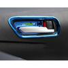 Interior Door Handle Lock Cover Trim Blue Titanium For Toyota Corolla -