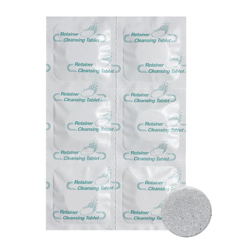 Invisible Braces & Dentures Cleaning Tablets - Effervescent Dental Cleanser
