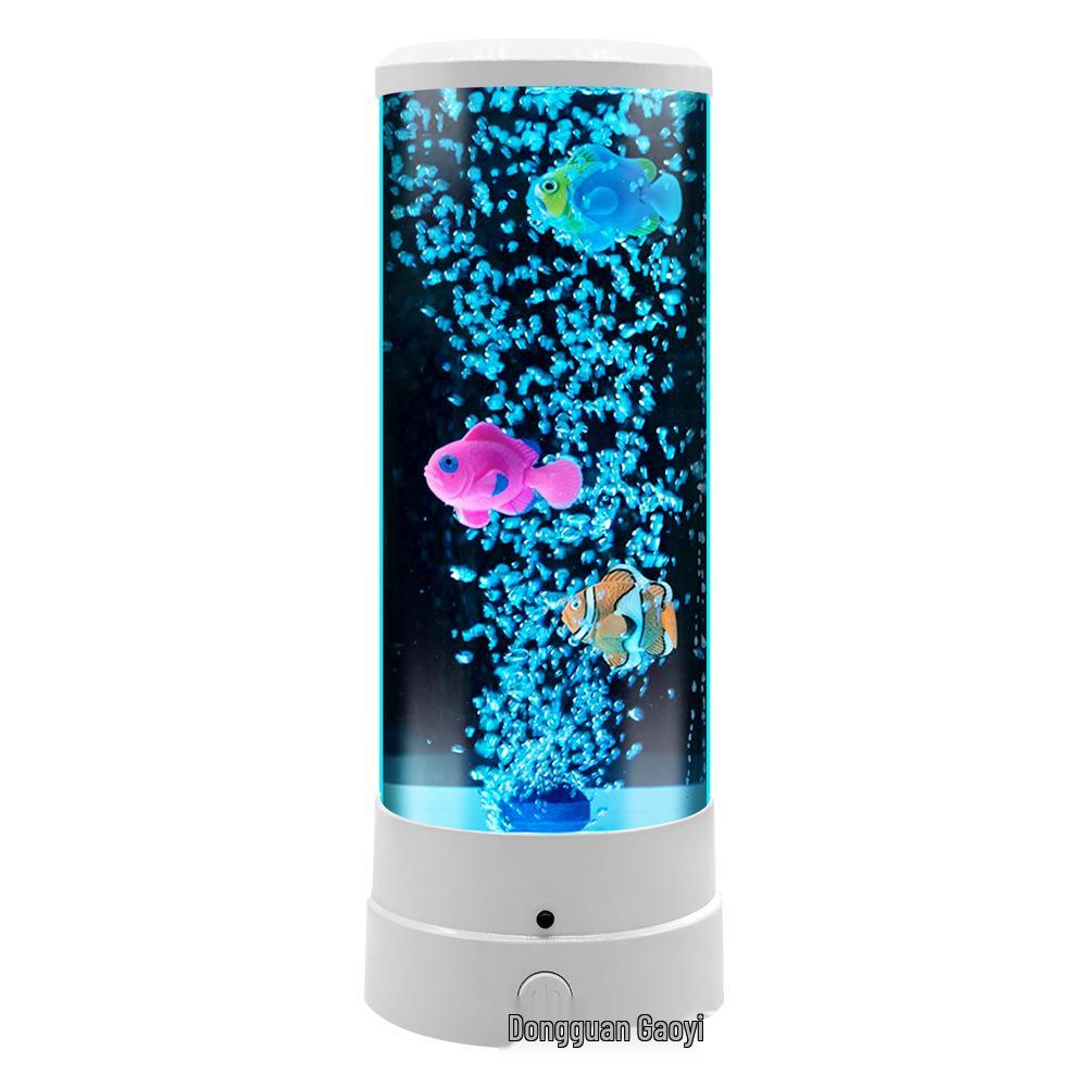 LED Jellyfish Night Light - Creative DIY Table Lamp for Kids' Rooms