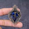 Blue Labradorite Handmade Copper Wire Wrap Tree Of Life Pendant 2.4" q8G03