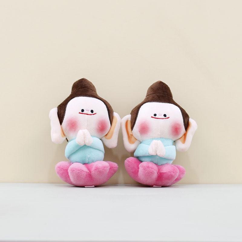 Adorable New Plush Lotus Buddha Keychain Doll Soft Toy With Unique Design And Colors