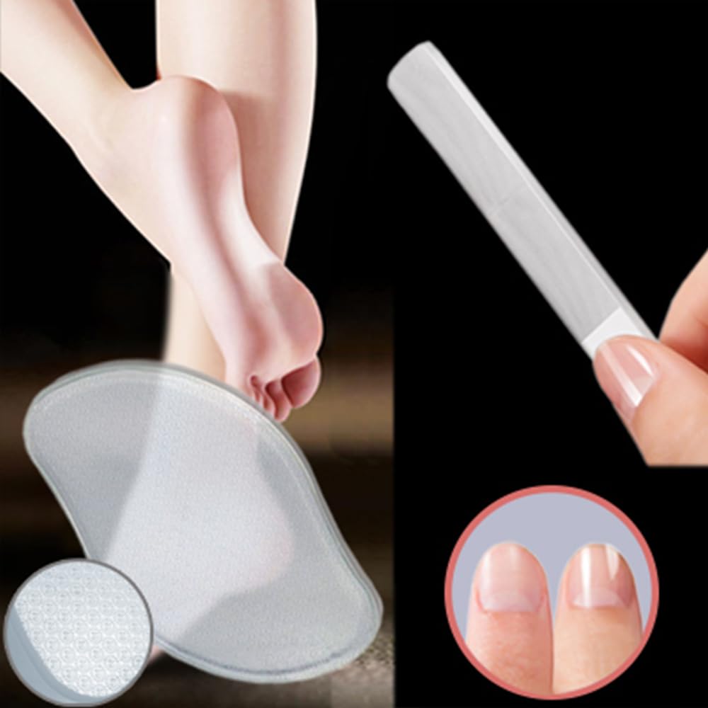 Calus Călcâi Călcâi Calus Călcâi Calus Lavabil Unghie Unghie Sticlă Set Îngrijire "Eooplus" Remover, Pilă, Îndepărtare, Îngrijire, Remover, Pilă, Lustruitor,