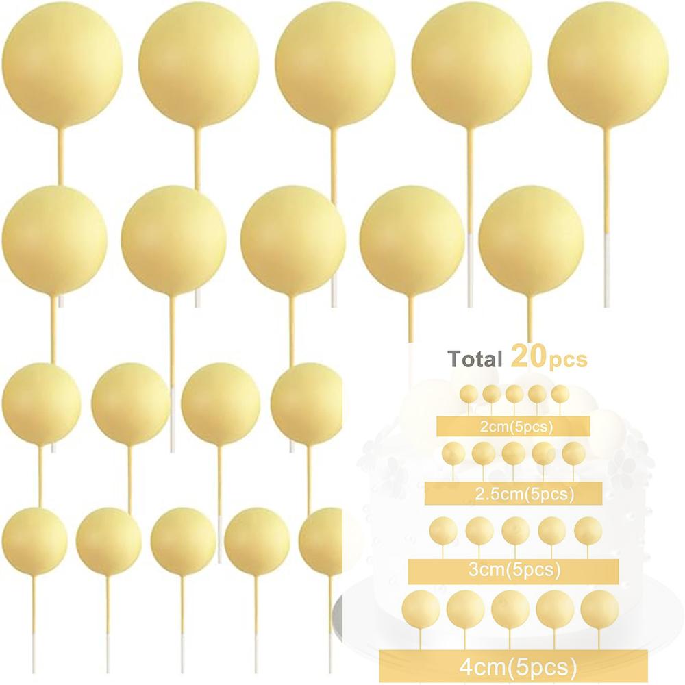 Blaue Kuchenaufsatzkugeln Cupcake-Aufsätze Backdekorationen Weiß Gold DIY Kucheneinsatz-Aufsätze Babyparty Junge Geburtstagsfeier Dekor