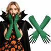 Long Nails Witch Cosplay Costume Solid Color Ghost Claw Mittens Dress Up Gloves