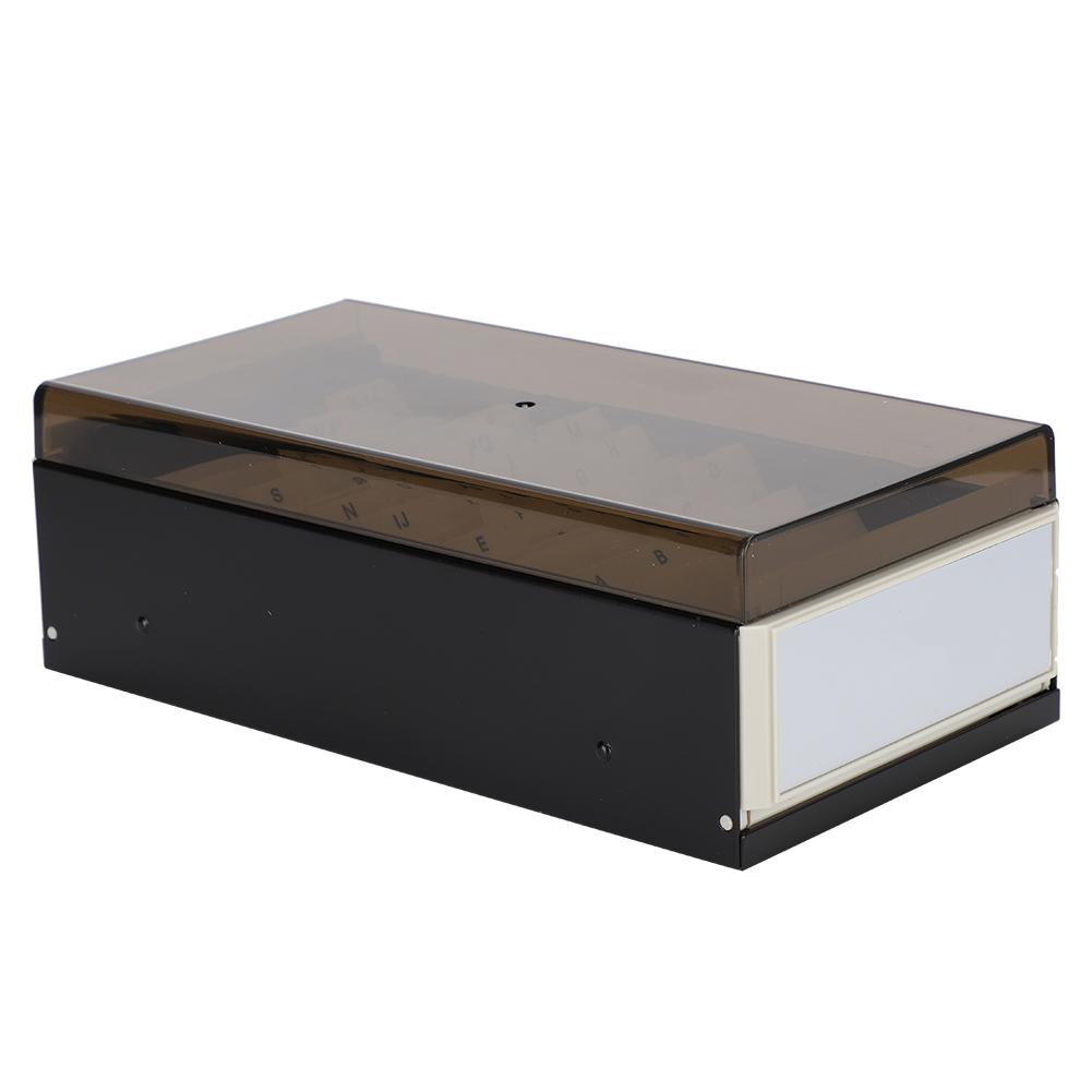 Large Capacity Business Card Holder Name Card Storage Box Organizer Case for Office