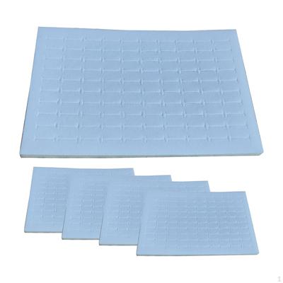 5 Pieces Jewelry Pad Velvet Rings Insert Sponge Drawer Supplies Mats