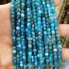 4x4mm Natural Stone Faceted Square Beads: Amethyst, Tourmaline, Garnet Jewelry Accessories