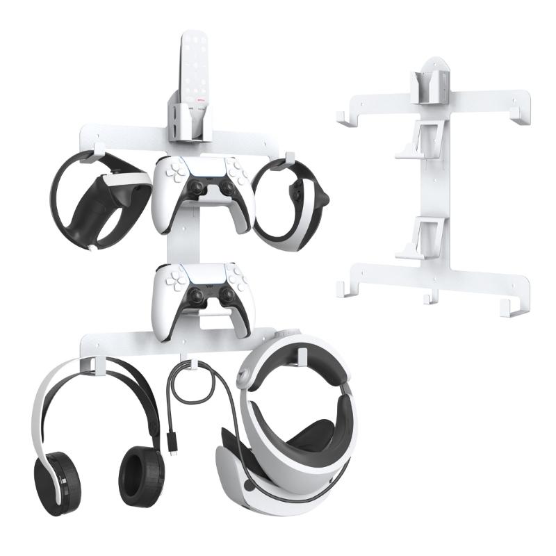 Space Saving Storage Bracket Wall Mount Holder Stand Display Rack for PSVR2 Virtual Reality Headset Accessory