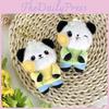 Sunflower Plush Panda Toys Bag Hanging Accessories Keychain Pendant Souvenir