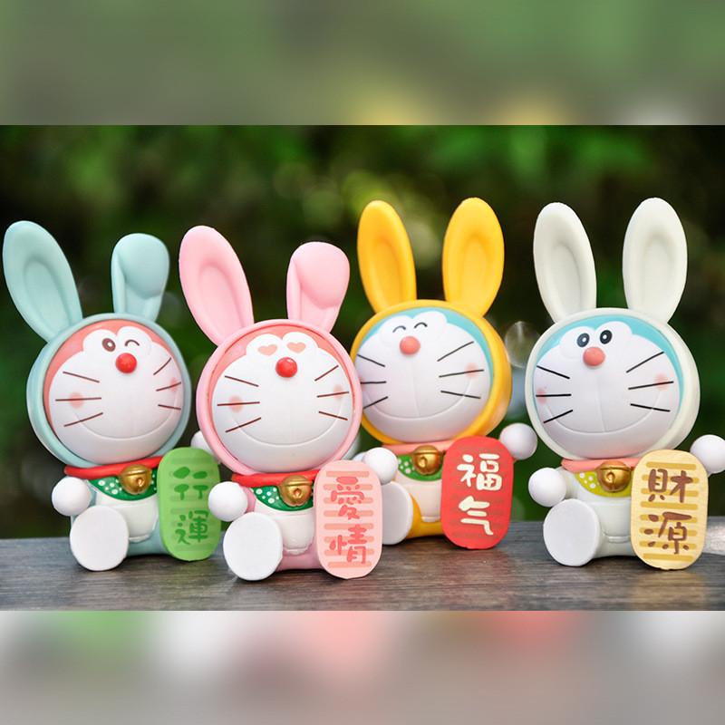 Pvc Anime Doraemon  Action Figure Model Car Ornament For Fans And Collectors