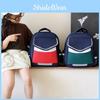 Stylish And Functional Waterproof School Backpack With Curved Shoulder Straps For Young Students