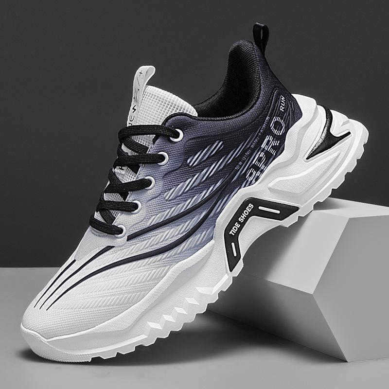 2025 new large size men's shoes four seasons dad shoes fashion casual men's shoes sports trendy shoes men's non-slip and wear-resistant