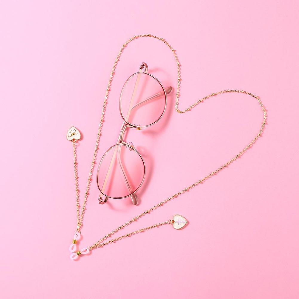 Metal Loving Heart Eyeglass Chain for Women Glasses Accessories