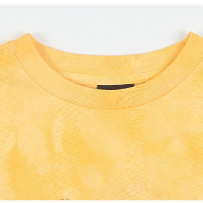 New Balance Dye Long Sleeve Tee  Yellow