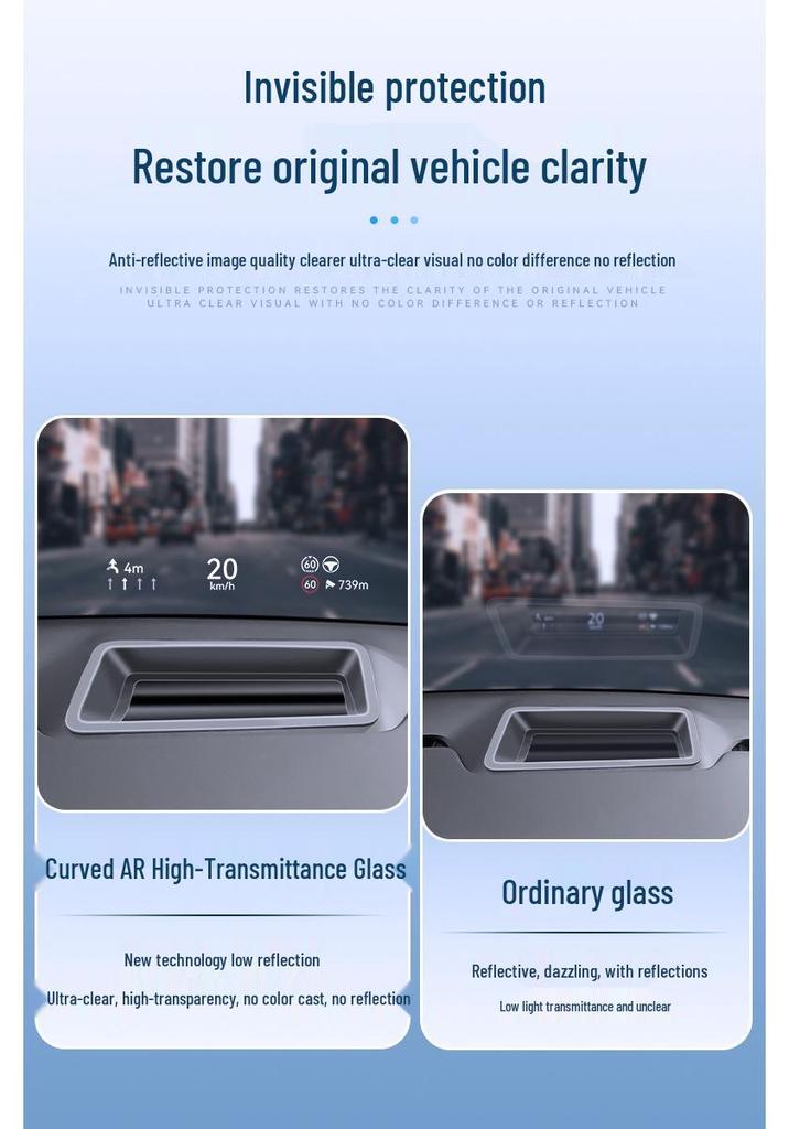 L60 HUD Head-Up Display Protective Dashboard Cover