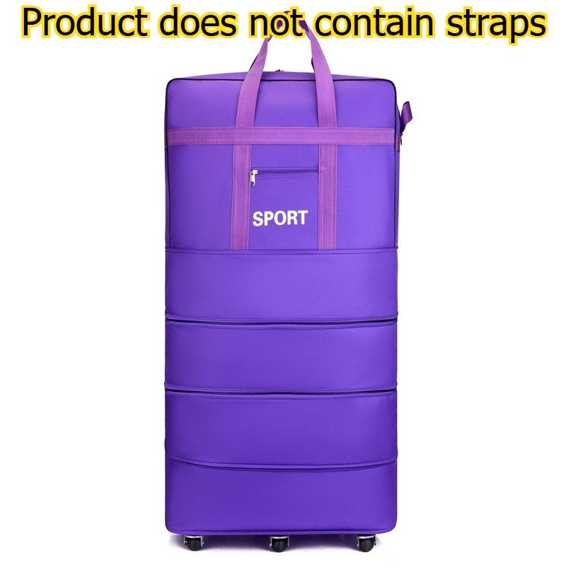 

1pcs Large Capacity Outdoor Travel Storage Bag Foldable Luggage Duffle Bag Airline Checked Baggage Organizer фіолетовий