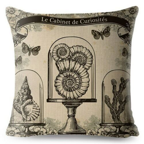 European Vintage Gothic Style Cushion Cover Flowers Print Throw Pillows Cases