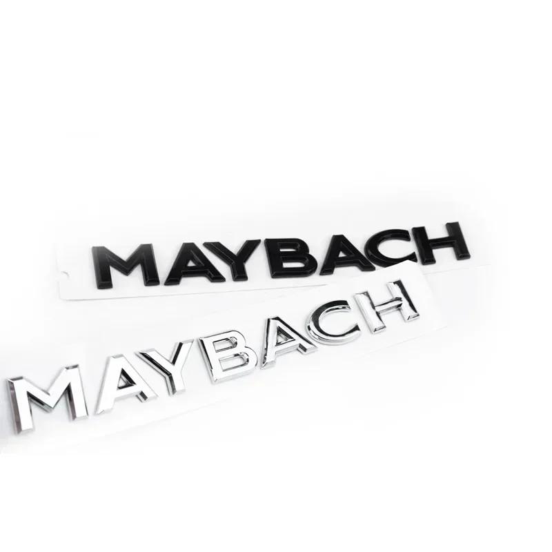 Car Sticker MAYBACH Letter Badge Car Stickers for Mercedes Benz MAYBACH V12 S400L S600 Rear Trunk Logo Modified Accessories Deco