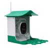 Solar Smart Bird Feeder Smart Bird Feeder with Camera Solar Panel HD Video Birds House Weatherproof for Effortless Bird Watching