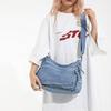Denim Bag Women's Large Capacity Shoulder Bag Retro Student Crossbody Bag
