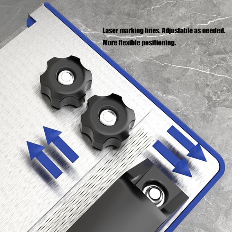 Professional Tile Cutter Attachments For 100-Type Angle Grinders Metal Construction Adjustable Guide