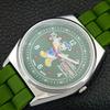 VINTAGE SEIKO AUTOMATIC 6309A REFURBISHED JAPAN MENS GREEN DIAL WATCH a443005-1