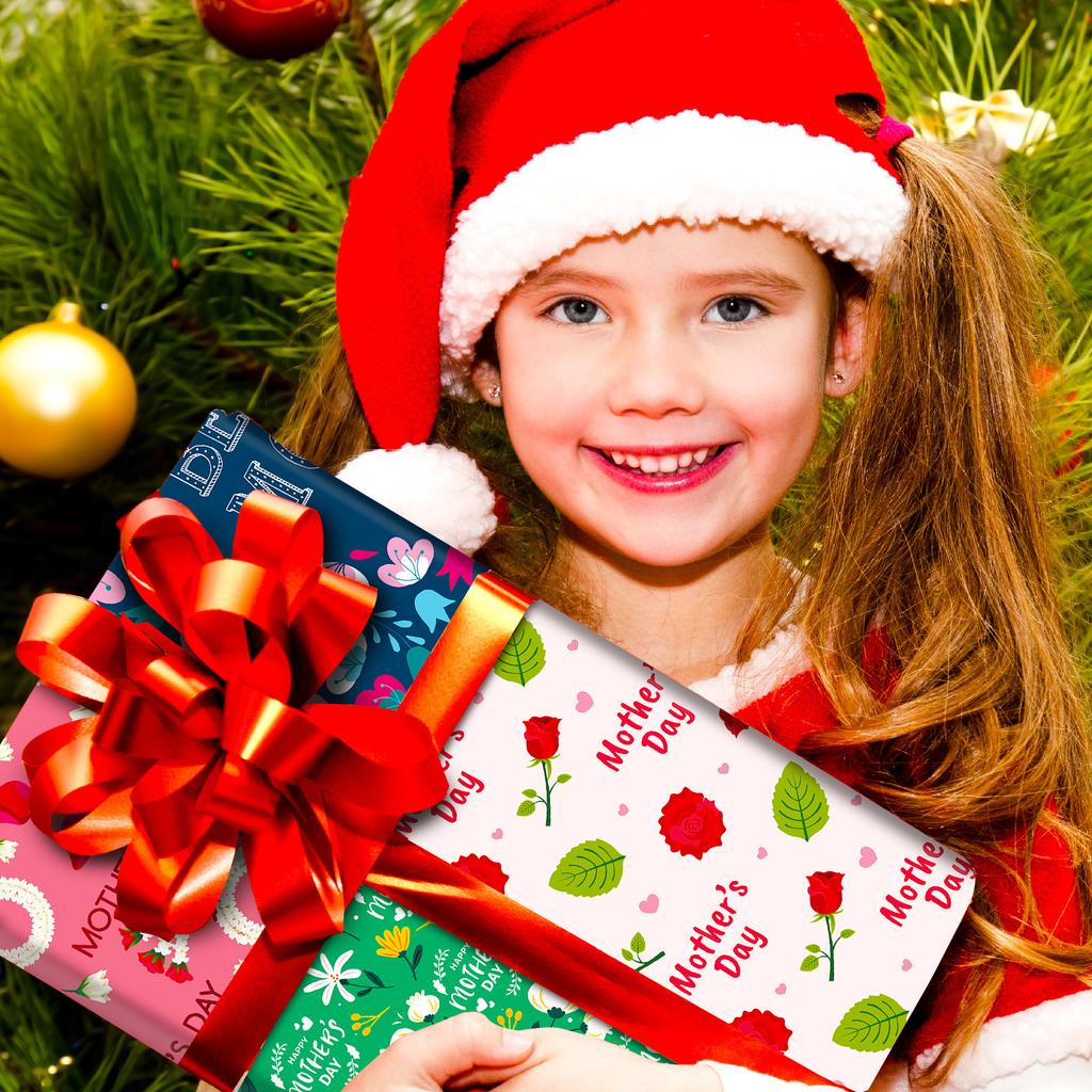 12 pieces of pink Mother’s Day material package DIY holiday congratulations children’s handbook DIY tailoring photo album material