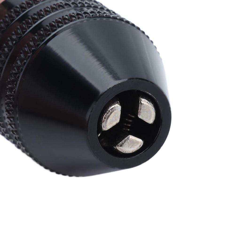 Black Hex Shank Chuck 1/4 Inch Drill Bit Chuck Tool Keyless Drill Chuck  Grinding Machine