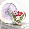 1/2PCS Creative Love Photo Frame Silicone Mold – Dual Sizes, Heart-Shaped Epoxy Resin Mold for DIY Picture Crafts