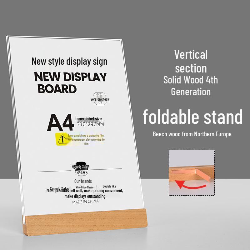Acrylic A4 Certificate Frame for Awards and Graduation Photos