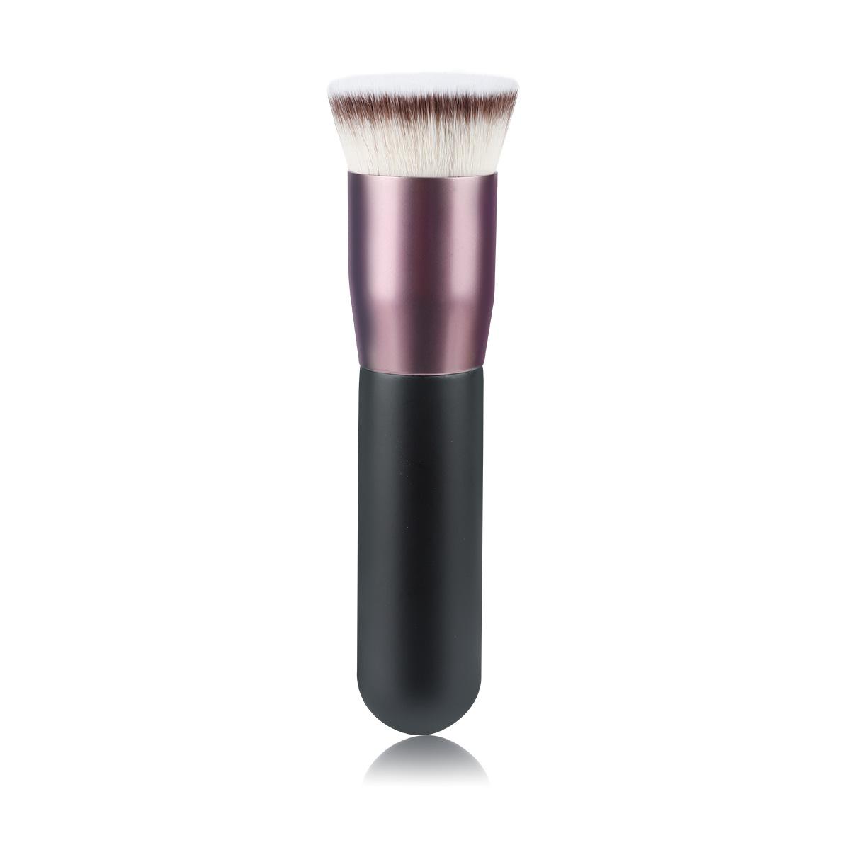 New big fat pier flat head oblique head round head foundation brush, single makeup brush, convenient non-marking foundation brush tool