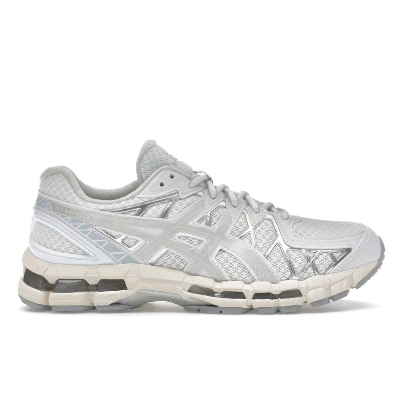 

ASICS Gel Kayano 20 White Pure Silver Unisex Sneakers 1203A388-100 42