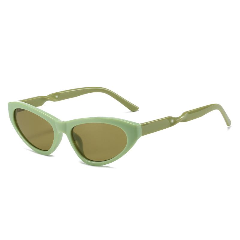 New Punk Style Y2K Sunglasses, Popular Cat Eye Cycling Sports Sunglasses Uv 400