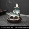 Double Fish Ceramic Backflow Incense Burner - Creative Home Decor Ornament