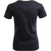 Adidas Originals Contrast Color Brand Logo Print American Vintage Shoulder Sleeve T-Shirt Women Tops Black AJ8084