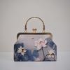 Handgefertigte Stoff Chinesische Goldtasche tragbare Messenger-Kette Schneiden Salon Teambuilding-Klasse Lehrmaterialtasche
