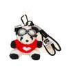 Pilot Panda Plush Keychain Student School Bag Backpack Pendant Doll Machine Pendant Delicate Bag Jewelry