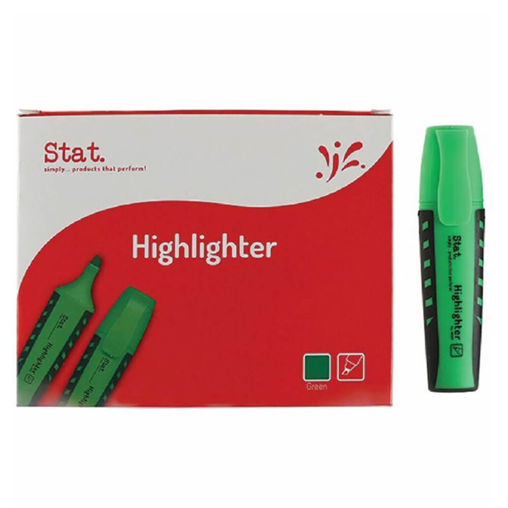 Stat Wasserbasierter Highlighter (Schachtel mit 10 Stück)