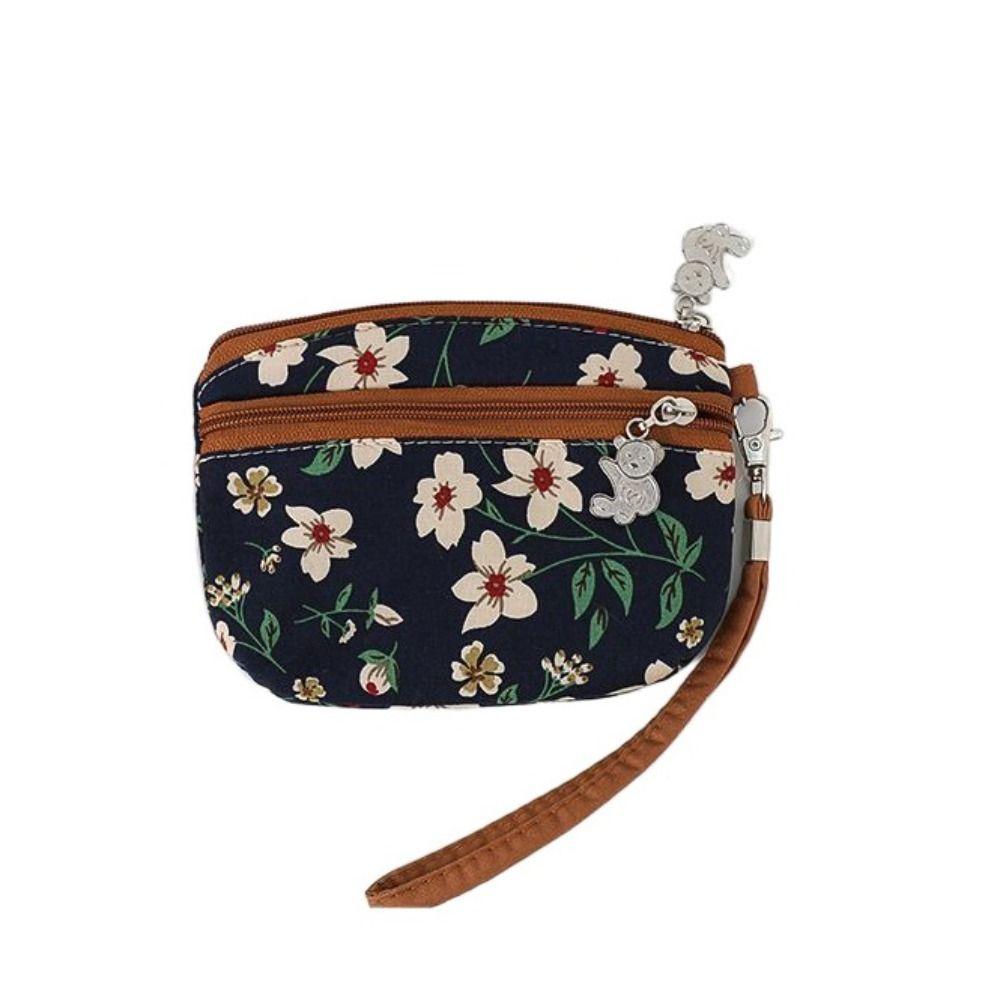 Multifuctional Small Makeup Lipstick Bag Korean Style Mini Canvas Storage Bag  Outdoor