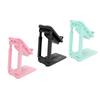 Cell Phone Cooler Stand Height Adjustable Mobile Phone Radiator Fan with Colorful RGB Lights for Liv