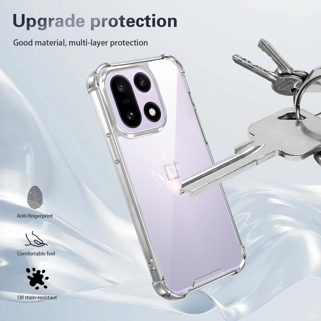Clear Shockproof Case For Oneplus 1 1R 13 13T 13S 13R 12 12R 11 11R 10R 9 9R 8 8T 7 7T 6 Ace 6 6T  Pro Nord 4 CE  3 2 Cover