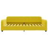VidaXL Lit de repos jaune 80x200 cm velours 354056