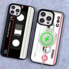 Magnetic Radio Tape Cassette For Magsafe Magnetic Wireless For IPhone 17 Pro Max 15 Plus 14 13 12 11 16 Pro Phone Case
